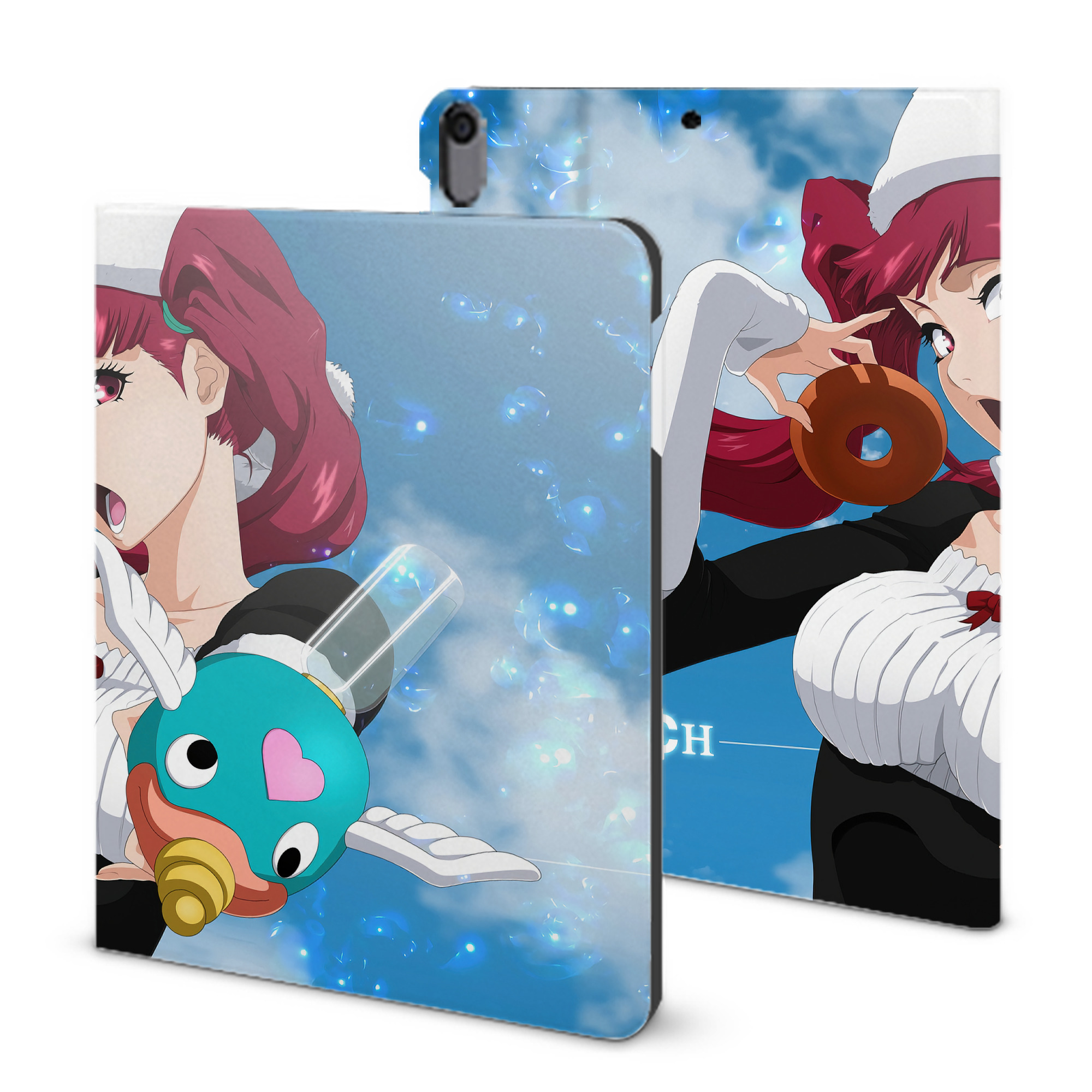 （画像用） ブリーチ BLEACH IPad ケース ブック型 PUレザー TPU 耐衝撃 軽量 薄型 ペン収納なし 全面保護 IPad 各モデル対応